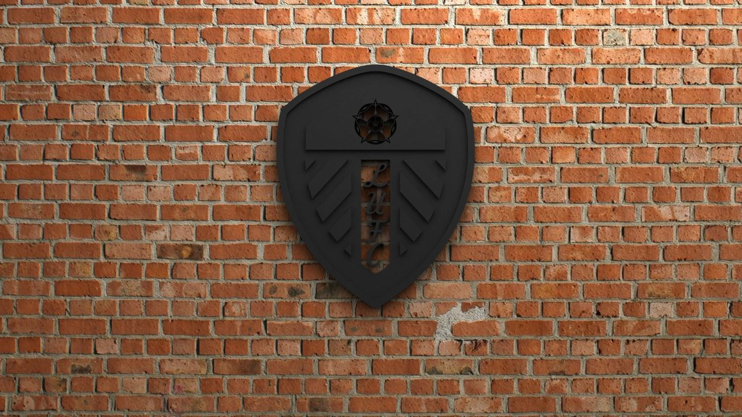 leeds united logo 3D Print Model .c4d .max .obj .3ds .fbx .stl .blend