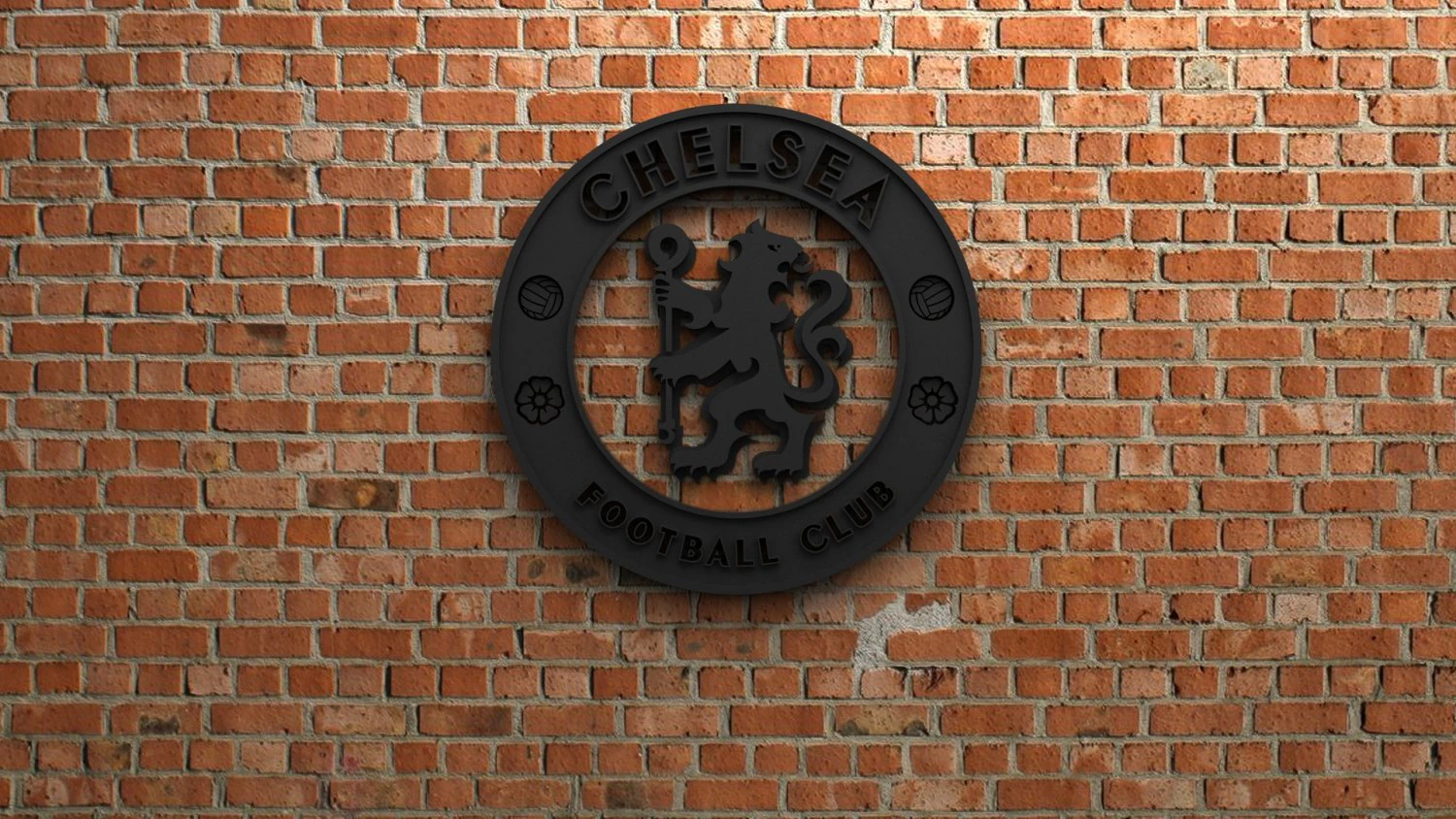 chelsea fc logo 3D Print Model .c4d .max .obj .3ds .fbx .stl .blend
