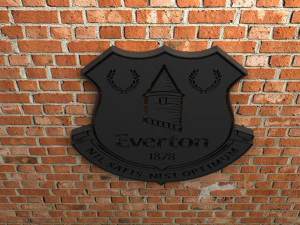 埃弗顿足球俱乐部标志 3D 打印模型