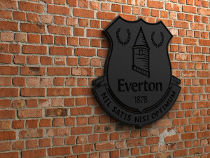 everton fc logo 3D Baskı Modeli