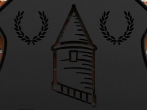everton fc logo 3D Baskı Modeli