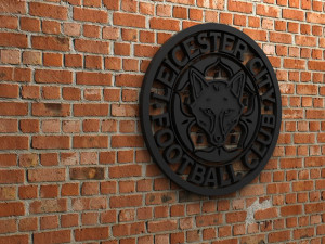 leicester city fc logo 3Dプリントモデル