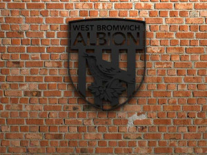 West Bromwich Albion FC-Logo 3D Druckmodell