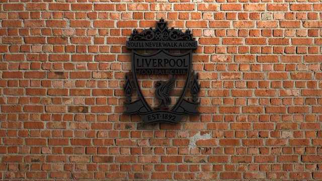 liverpool fc logo 3D 프린트 모델 .c4d .max .obj .3ds .fbx .stl .blend 