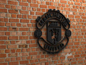 manchester united fc logo 3D-printmodel