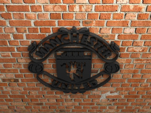 manchester united fc logo 3D-printmodel