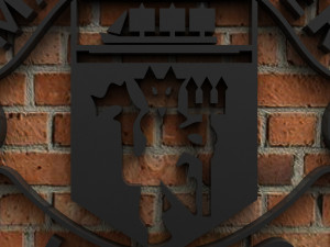 manchester united fc logo 3D-printmodel