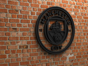 manchester city fc logo 3D Print Model