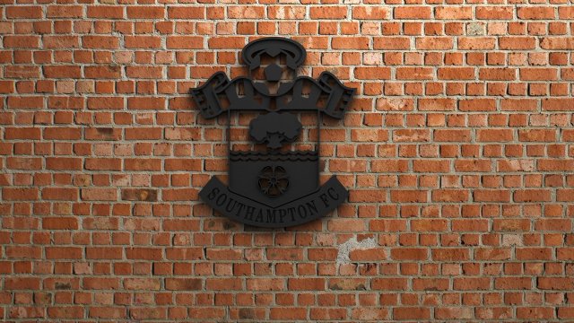 southampton fc logo 3D-Druckmodell .c4d .max .obj .3ds .fbx .stl .blend 