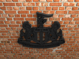 newcastle united fc logo 3D 프린트 모델