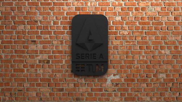 lega serie-a logo Modello di stampa 3D .c4d .max .obj .3ds .fbx .stl .blend 