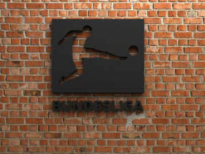 Bundesliga-Logo 3D Druckmodell