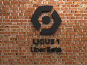 Ligue 1-Logo 3D Druckmodell