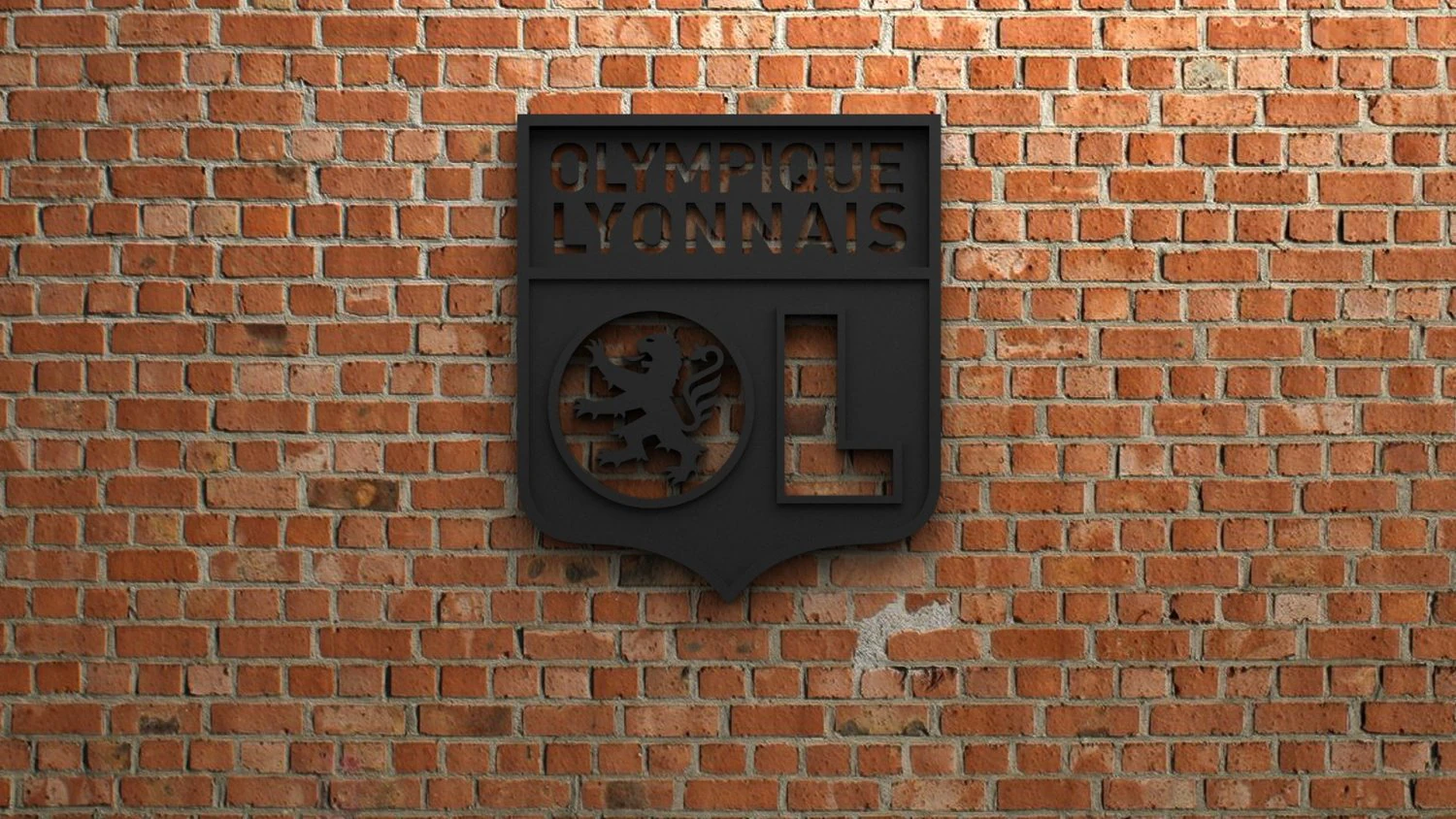 olympique lyonnais logo 3D Print Model .c4d .max .obj .3ds .fbx .stl .blend 