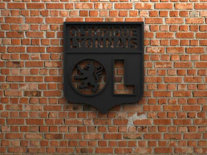 olympique lyonnais logo 3D Print Model