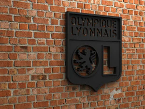 olympique lyonnais logo 3D Print Model