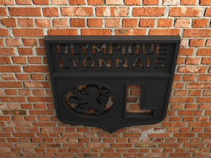 olympique lyonnais logo 3D Print Model