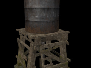 industrial water tank 3D Model