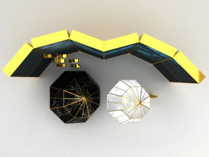 eid al adha shop window decoration 3D Model
