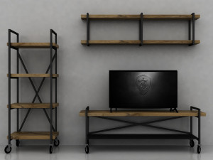 industrial tv unit 3D Model