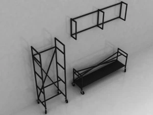 industrial tv unit 3D Model