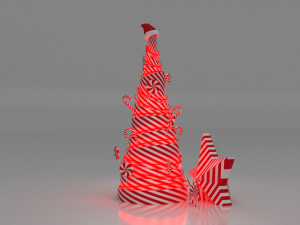 Lollipop christmas tree 3D Model