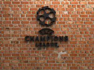 Champions-League-Logo 3D Druckmodell