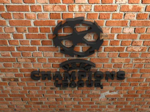 champions league logo 3D Print Model