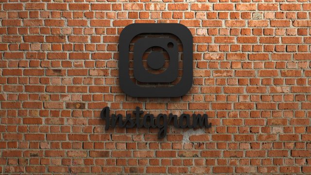 instagram logo 3D Принт Модель .c4d .max .obj .3ds .fbx .stl .blend 