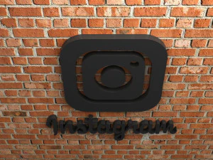 instagram logo 3D Print Model
