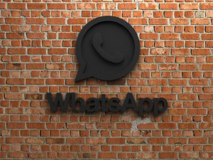 logo di whatsapp Modello di stampa 3D