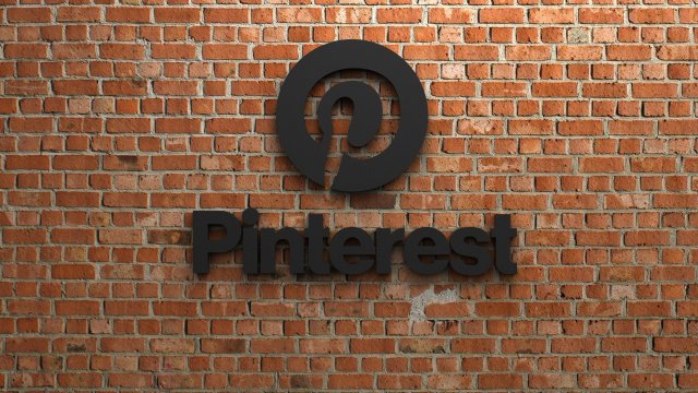 pinterest logo 3Dプリントモデル .c4d .max .obj .3ds .fbx .stl .blend 