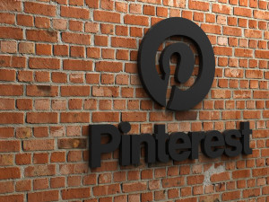 pinterest logo 3Dプリントモデル