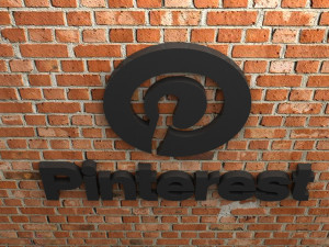 pinterest logo 3Dプリントモデル