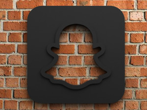 snapchat logo 3D Print Model
