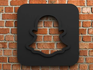 snapchat logo 3D Print Model