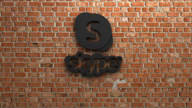 skype logo 3D Print Model .c4d .max .obj .3ds .fbx .stl .blend 