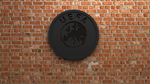 uefa logo 3D 打印模型 .c4d .max .obj .3ds .fbx .stl .blend 