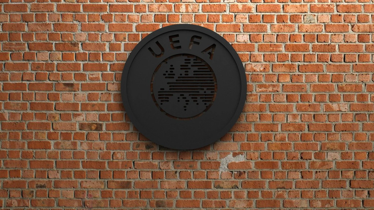 uefa logo 3D Print Model .c4d .max .obj .3ds .fbx .stl .blend 
