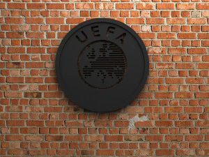 UEFA-Logo 3D Druckmodell