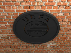 uefa logo 3D Print Model
