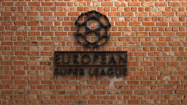 european super league logo 3D Print Model .c4d .max .obj .3ds .fbx .stl .blend 