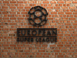 Logo der europ&auml;ischen Superliga 3D Druckmodell