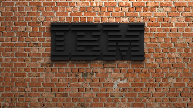 ibm logo 3D प्रिंट मॉडल .c4d .max .obj .3ds .fbx .stl .blend