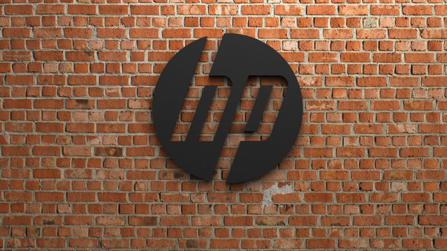 hp logo 3Dプリントモデル .c4d .max .obj .3ds .fbx .stl .blend 