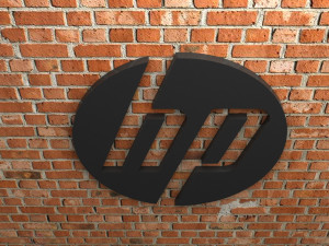 hp logo 3Dプリントモデル