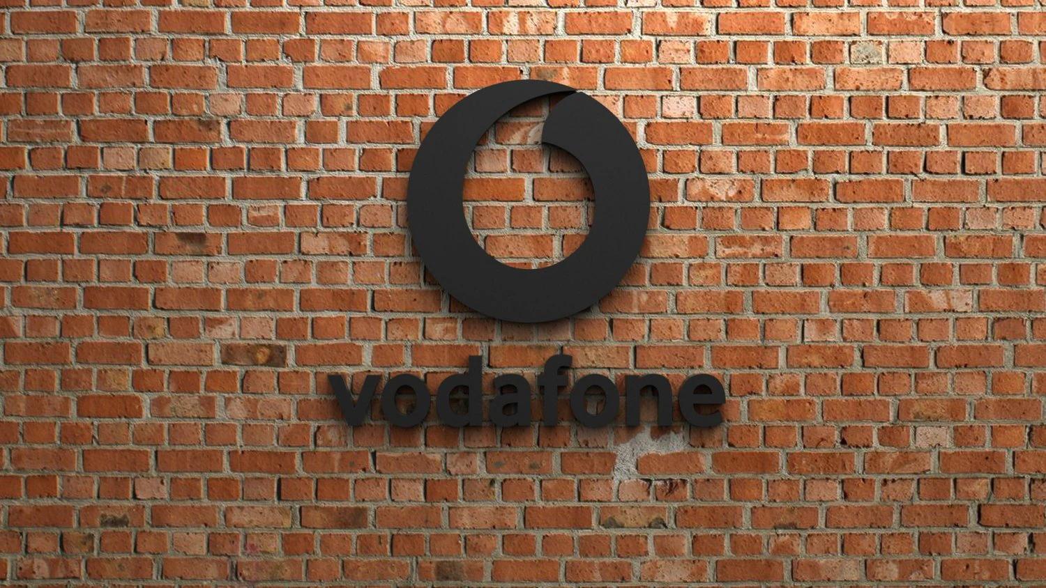vodafone logo 3D Print Model .c4d .max .obj .3ds .fbx .stl .blend 