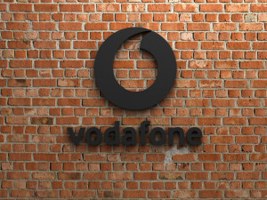 vodafone logo 3D प्रिंट मॉडल
