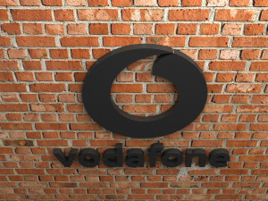 vodafone logo Modelo de impresión 3D