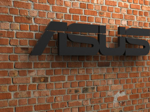 asus logo 3Dプリントモデル
